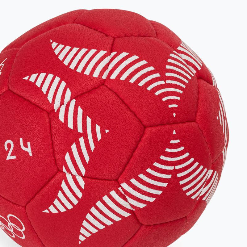 М'яч гандбольний Molten H3A5000-S4F IHF OFFICIAL BALL PARIS 2024 red розмір 3 4