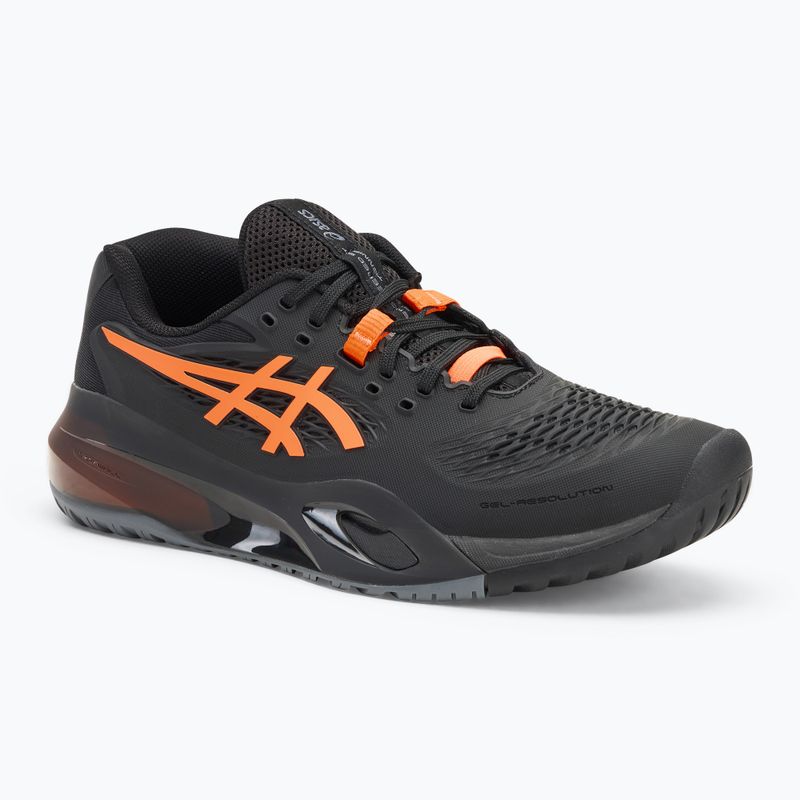 Чоловічі тенісні кросівки ASICS Gel-Resolution X чорні/помаранчеві