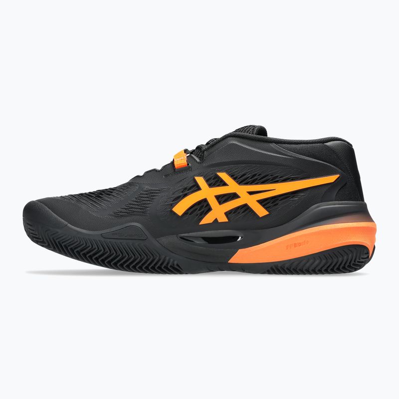 Чоловічі тенісні кросівки ASICS Gel-Resolution X Clay чорні/помаранчеві 9