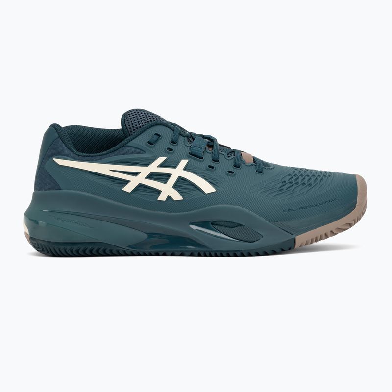 Чоловічі тенісні кросівки ASICS Gel-Resolution X Clay саксонський зелений / береза 2
