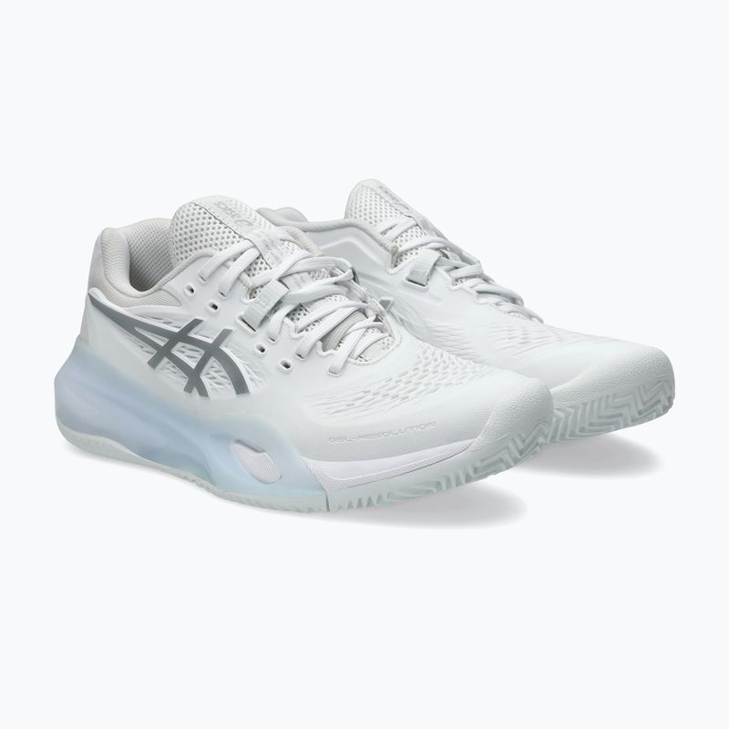 Кросівки тенісні жіночі ASICS Gel-Resolution X Clay W white/pure silver 10