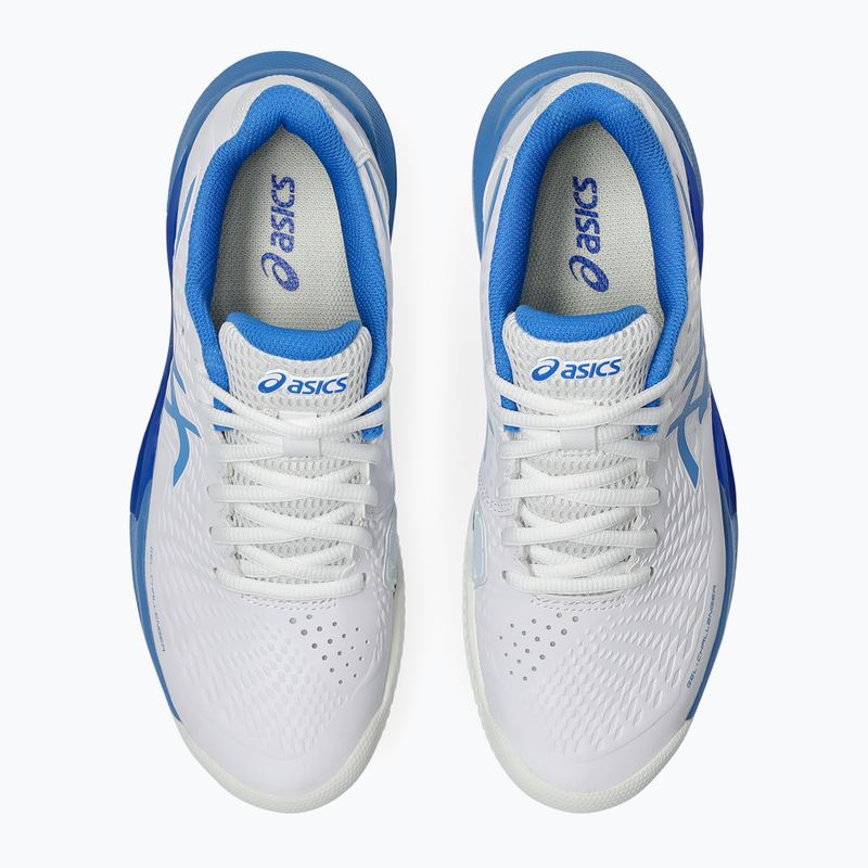 Кросівки тенісні жіночі ASICS Gel-Challenger 14 Clay W white/blue coast 12