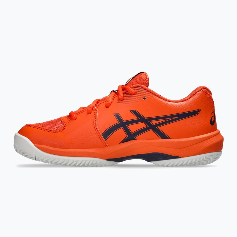 Кросівки тенісні дитячі ASICS Gel-Game 10 GS Clay Jr nova orange/indigo fog 2