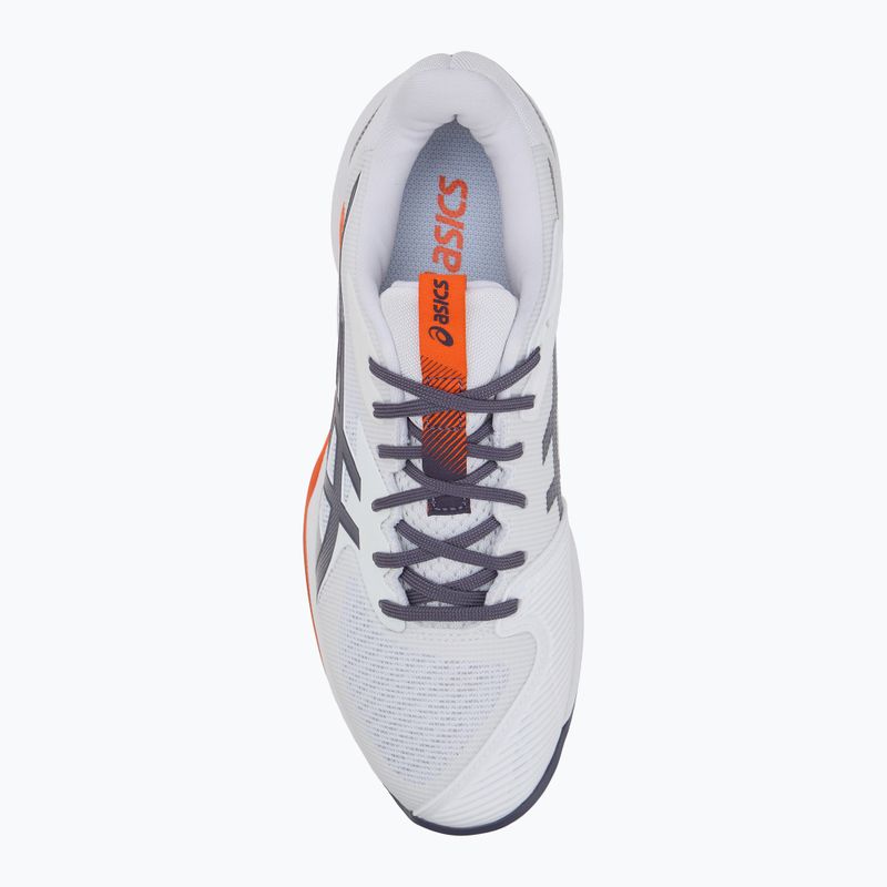 Чоловічі тенісні кросівки ASICS Solution Speed FF 3 Clay білі/сірувато-фіолетові 5