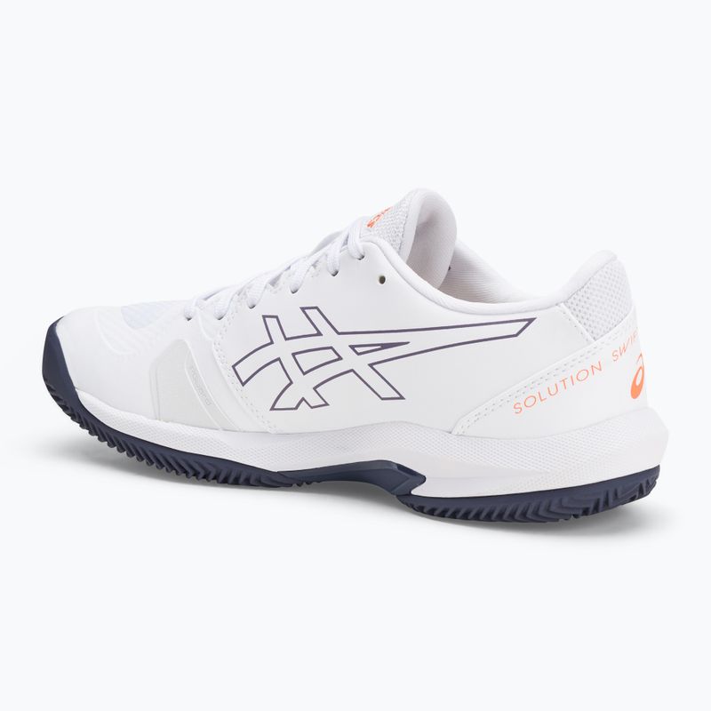 Кросівки тенісні чоловічі ASICS Solution Swift FF 2 Clay white/ nova orange 3