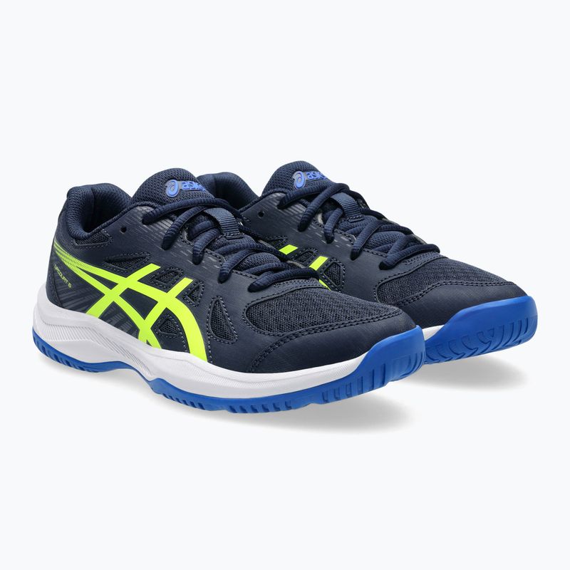 Кросівки дитячі ASICS Upcourt 6 GS midnight/safety yellow 3