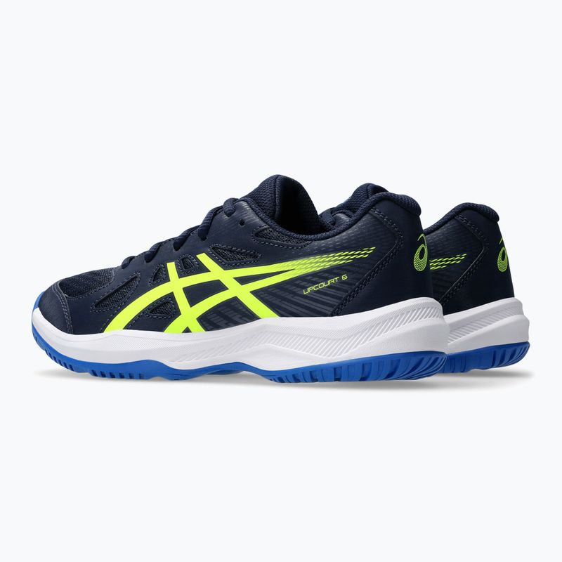 Кросівки дитячі ASICS Upcourt 6 GS midnight/safety yellow 4