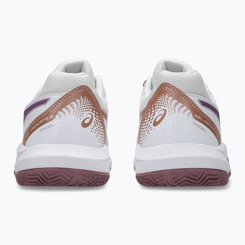 Кросівки для паделю жіночі ASICS Gel-Dedicate 8 Padel W white/dark ube 11