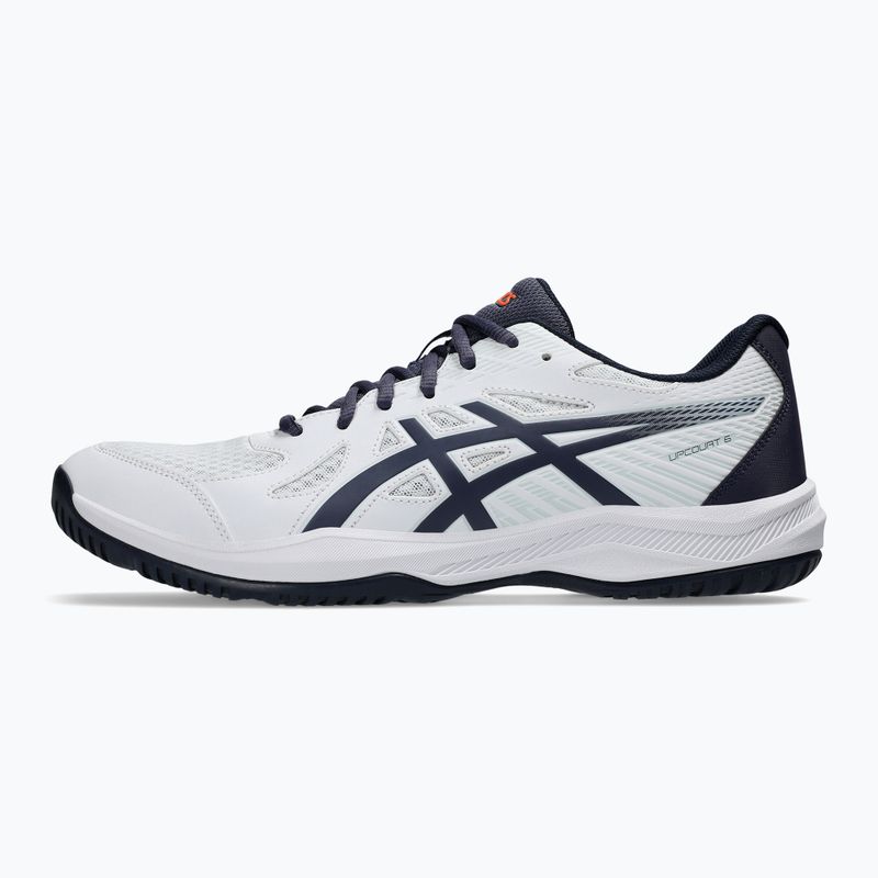 Кросівки чоловічі ASICS Upcourt 6 white/indigo fog 2