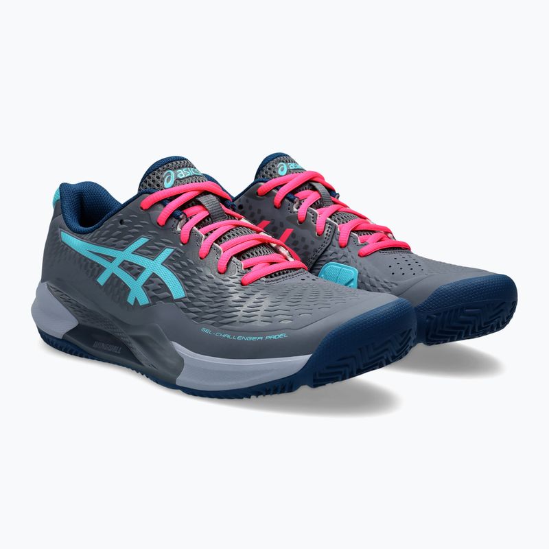 Кросівки для паделю чоловічі ASICS Gel-Challenger 14 metropolis/ energy aqua 10