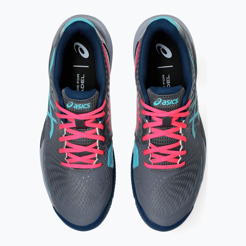 Кросівки для паделю чоловічі ASICS Gel-Challenger 14 metropolis/ energy aqua 12