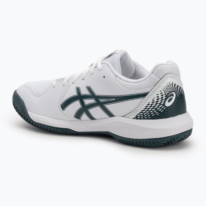 Кросівки тенісні чоловічі ASICS Gel-Dedicate 8 Clay white/saxon green 3