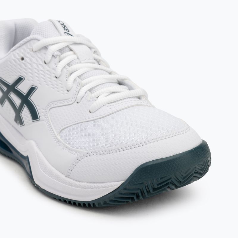 Кросівки тенісні чоловічі ASICS Gel-Dedicate 8 Clay white/saxon green 7