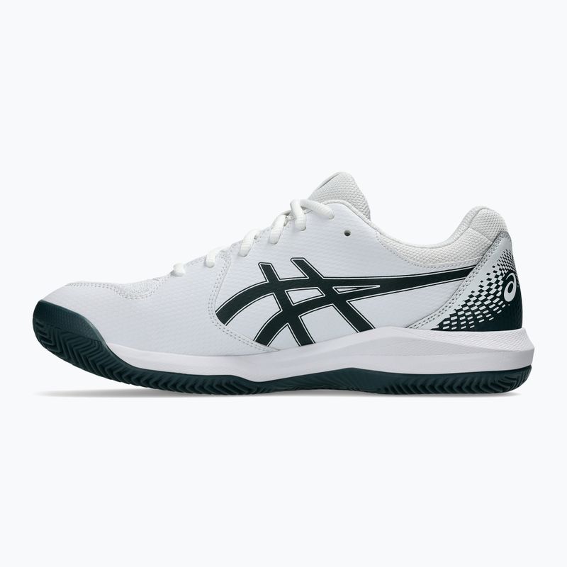 Кросівки тенісні чоловічі ASICS Gel-Dedicate 8 Clay white/saxon green 2