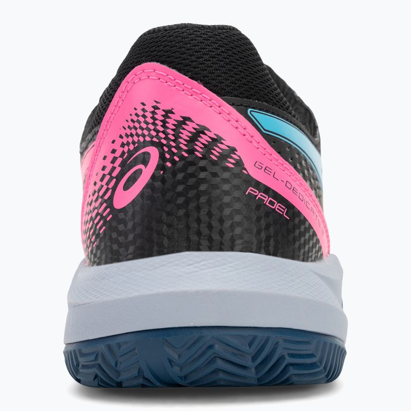 Кросівки для паделю чоловічі ASICS Gel-Dedicate 8 black/energy aqua 6