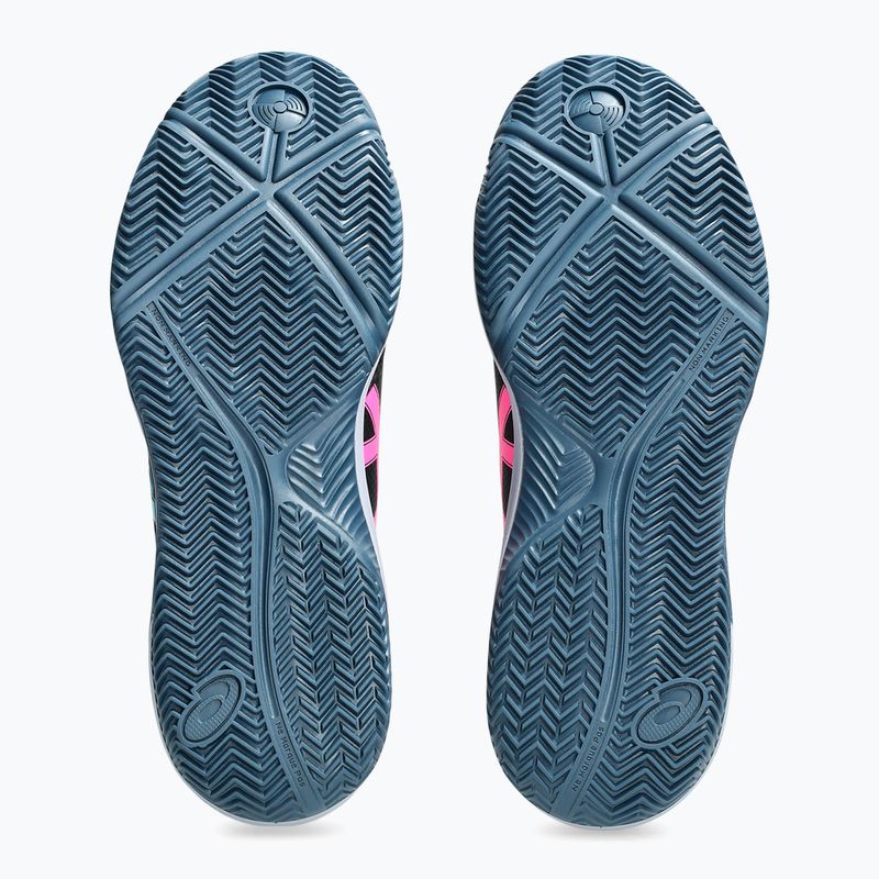 Кросівки для паделю чоловічі ASICS Gel-Dedicate 8 black/energy aqua 6