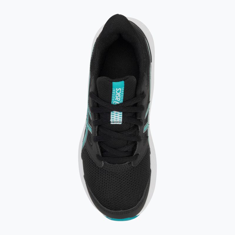 Кросівки для бігу дитячі ASICS Jolt 4 GS black/wave teal 5