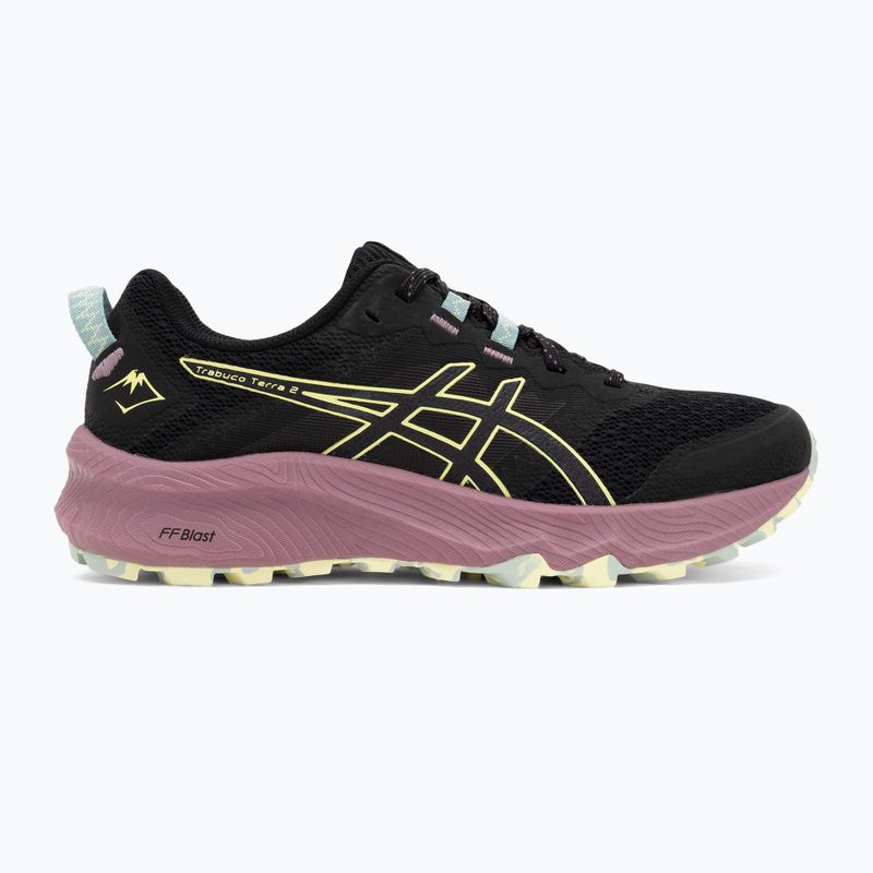 Кросівки для бігу жіночі ASICS Trabuco Terra 2 black/huddle yellow 2