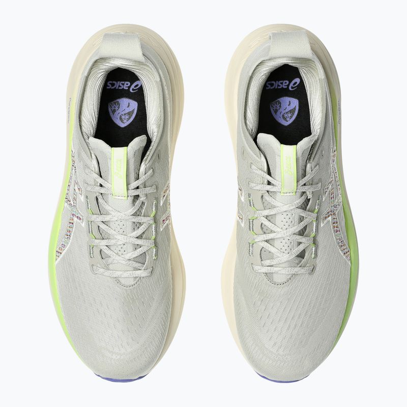 Кросівки для бігу чоловічі ASICS Gel-Nimbus 27 nature bathing/lime green 12
