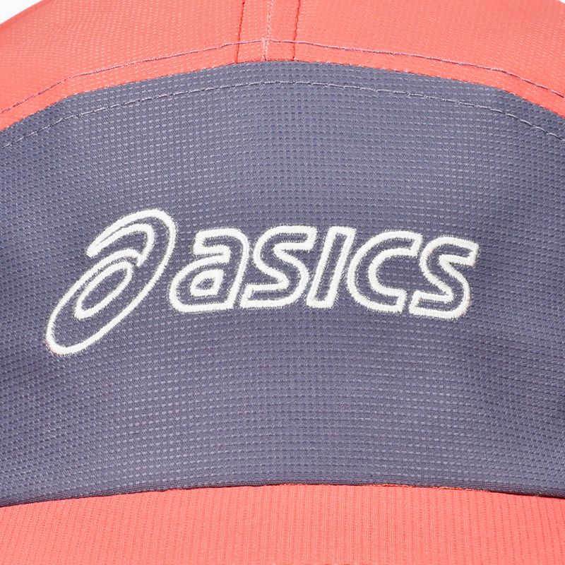 Кепка ASICS 5 Panel coral reef/greyish purple/birch 3