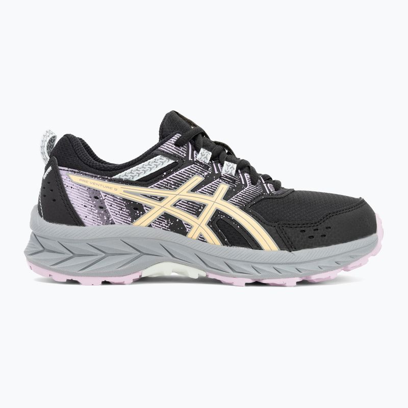 Кросівки для бігу дитячі ASICS Gel-Venture 9 GS black/light orange 2