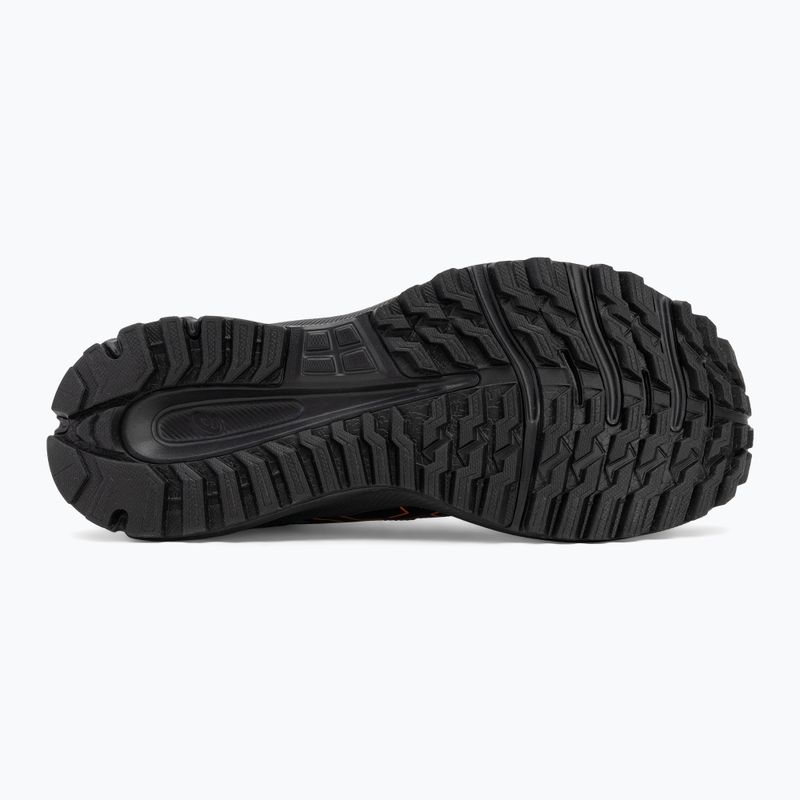 Кросівки для бігу чоловічі ASICS Trail Scout 3 black/nova orange 4