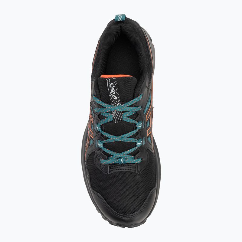 Кросівки для бігу чоловічі ASICS Trail Scout 3 black/nova orange 5