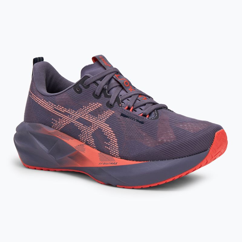 Чоловічі бігові кросівки ASICS Novablast 5 сірувато-фіолетові / кораловий риф