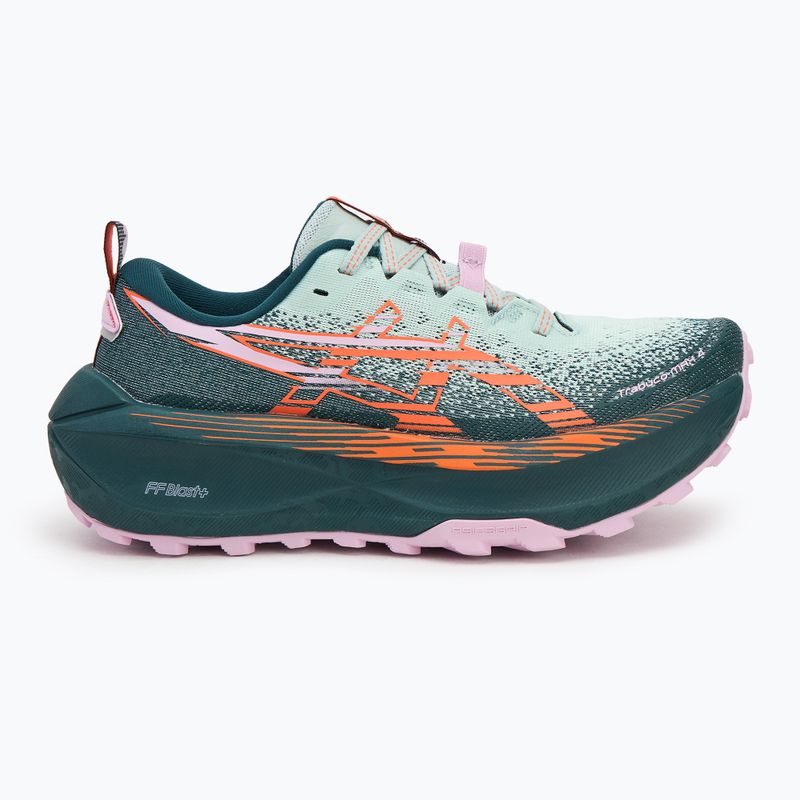 Кросівки для бігу жіночі ASICS Trabuco Max 4 cold moss/nova orange 2
