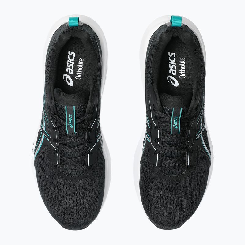 Кросівки для бігу чоловічі ASICS Gel-Contend 9 black/wave teal 12