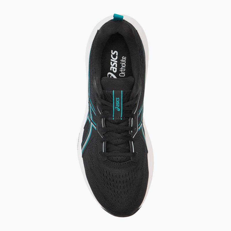 Кросівки для бігу чоловічі ASICS Gel-Contend 9 black/wave teal 5