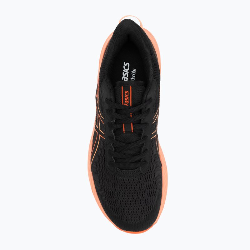 Кросівки чоловічі для бігу ASICS Jolt 5 black/cnova orange 5