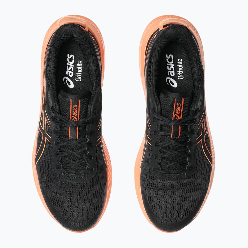 Кросівки чоловічі для бігу ASICS Jolt 5 black/cnova orange 5