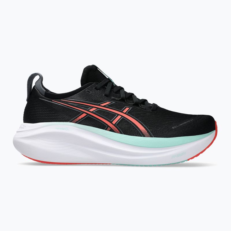 Кросівки для бігу чоловічі ASICS Gel-Nimbus 27 black/coral reef 8