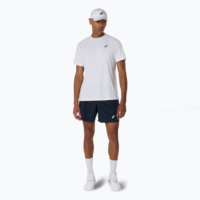 Чоловіча тенісна сорочка ASICS Court Top блискуче біла 2