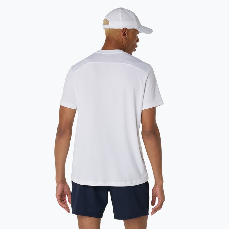 Чоловіча тенісна сорочка ASICS Court Top блискуче біла 3