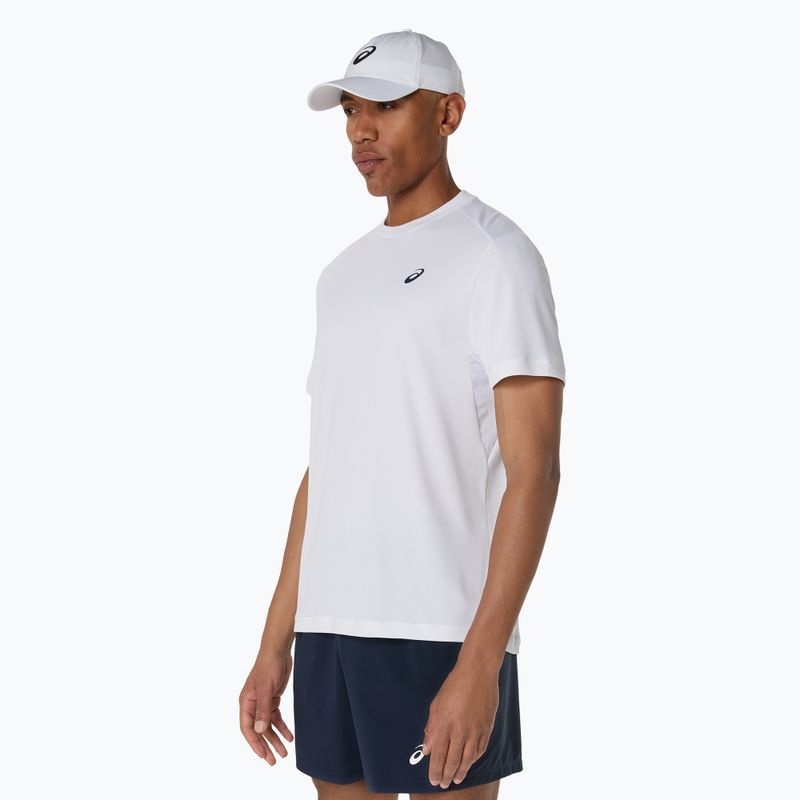 Чоловіча тенісна сорочка ASICS Court Top блискуче біла 5