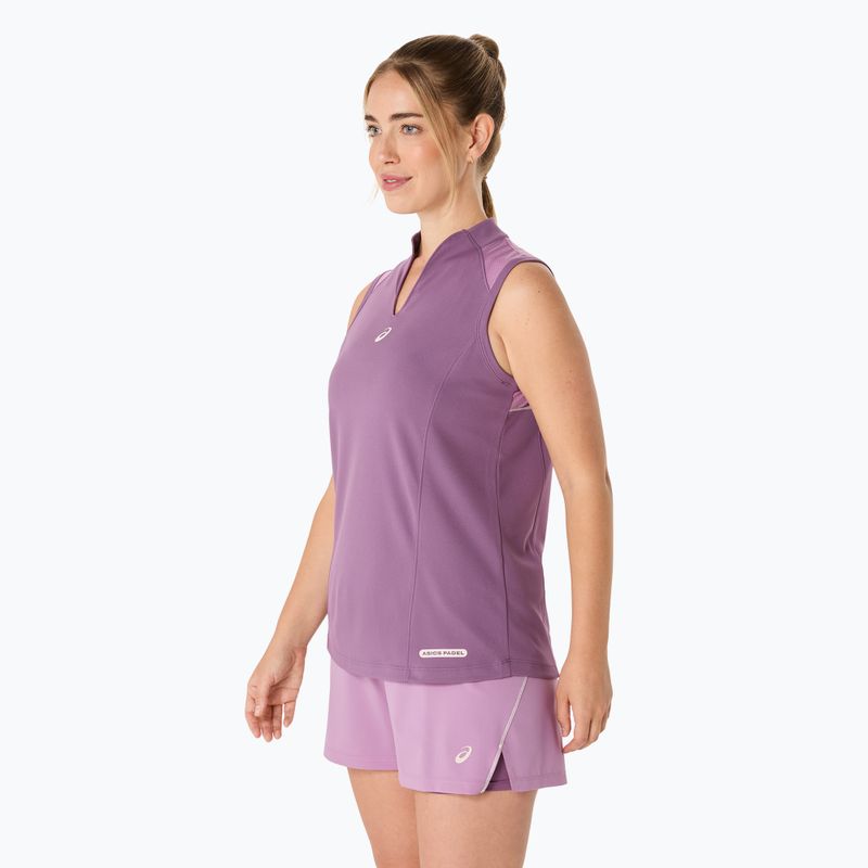 Жіноча тенісна футболка ASICS Padel Court Tank dark ube 4