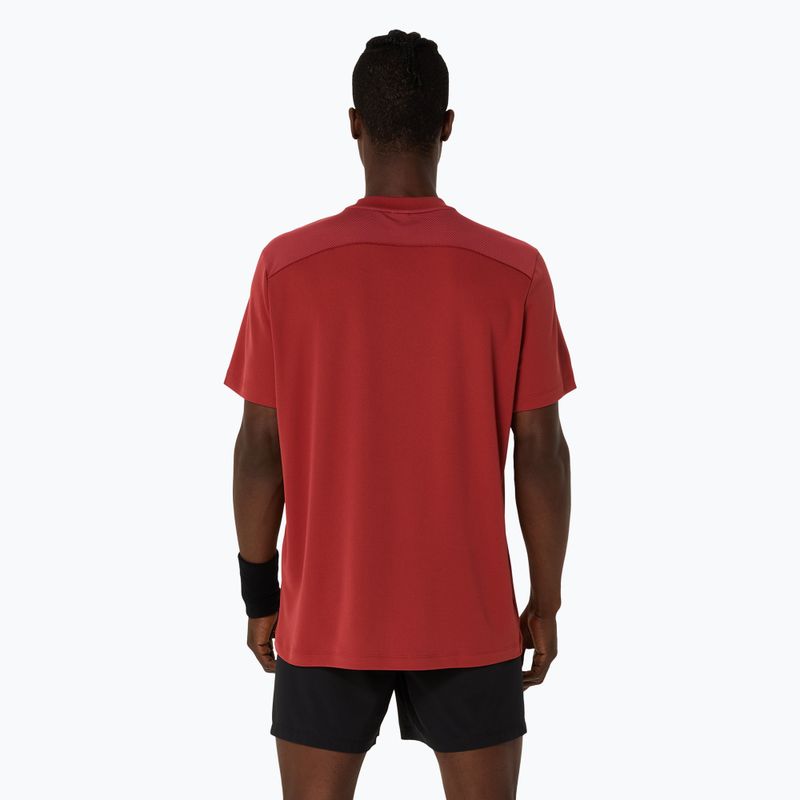 Чоловіча тенісна футболка ASICS Court Top burned red 3