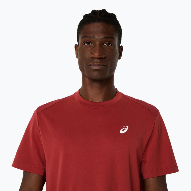 Чоловіча тенісна футболка ASICS Court Top burned red 4