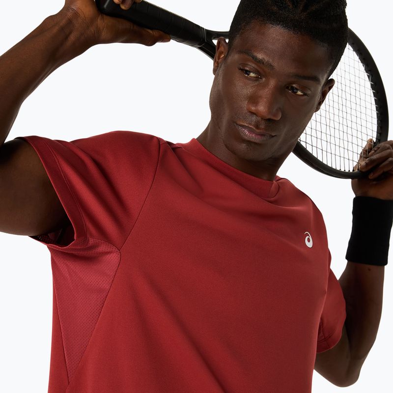 Чоловіча тенісна футболка ASICS Court Top burned red 6