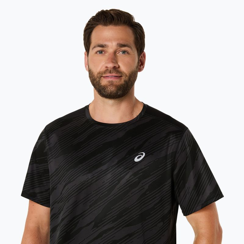 Футболка для бігу чоловіча ASICS Core All Over Print SS Top performance black 5