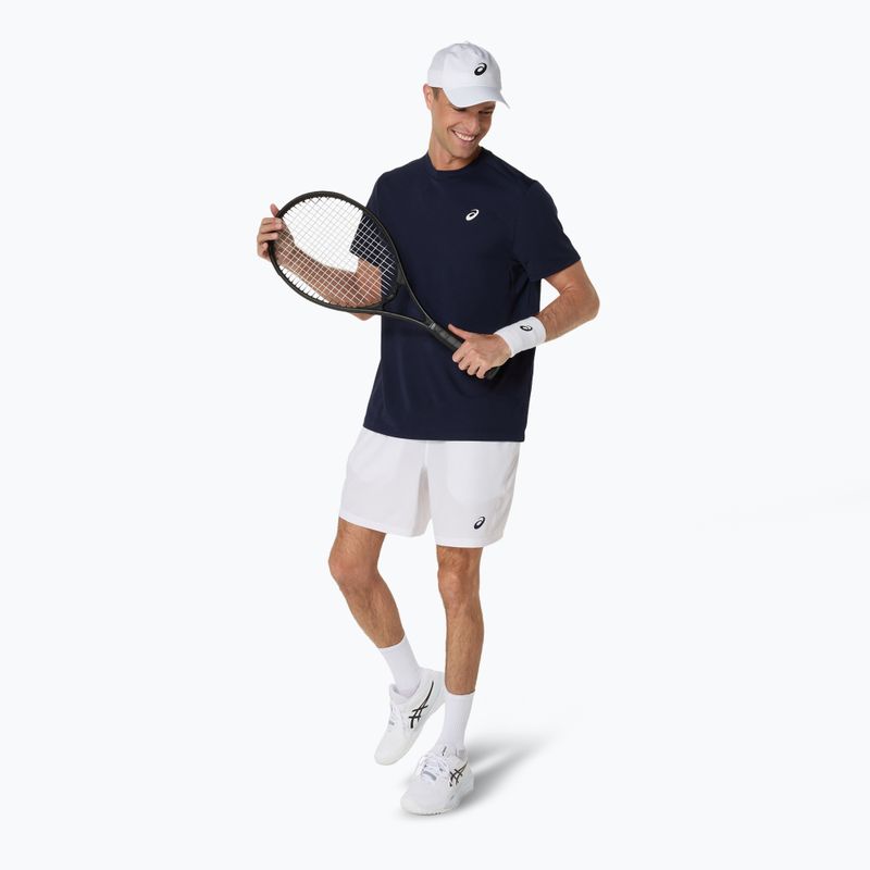 Чоловіча тенісна сорочка ASICS Court Top опівночі 4