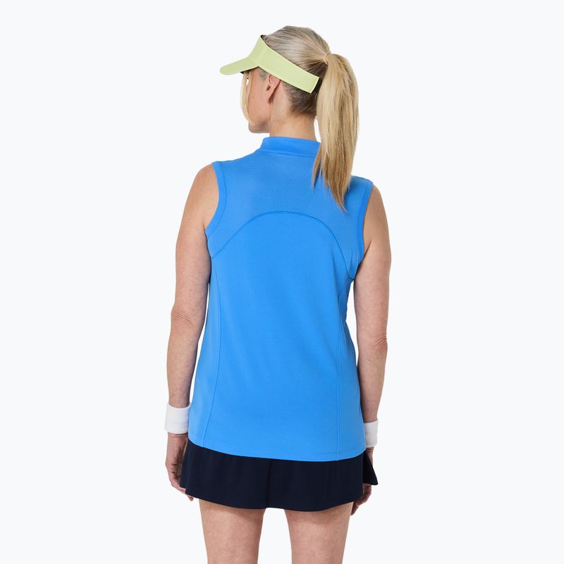 Жіноча тенісна футболка ASICS Court Tank W blue coast 3