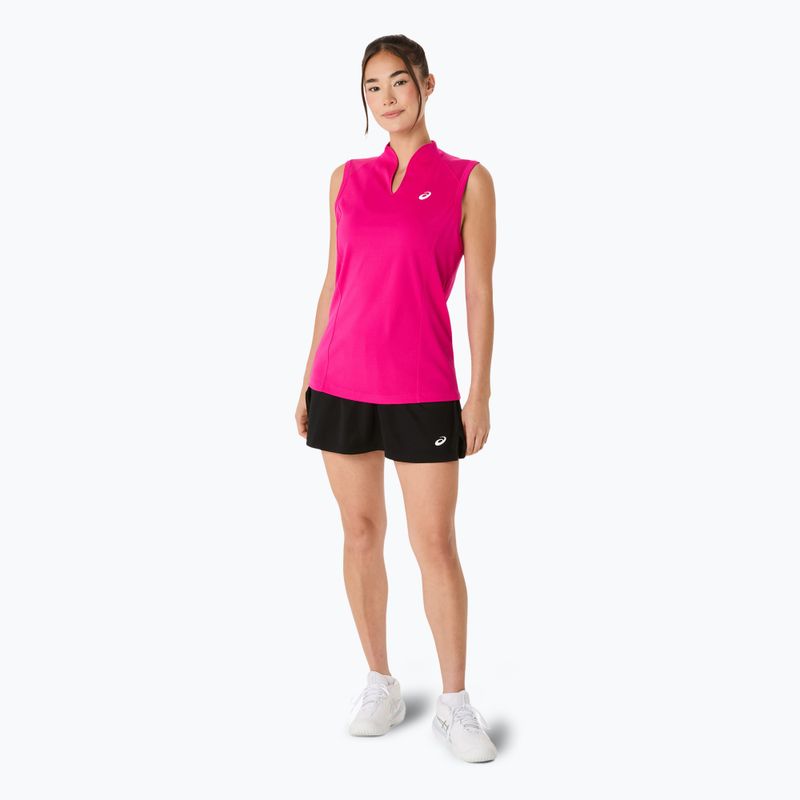 Жіноча тенісна сорочка ASICS Court Tank W рожевий рейв 2