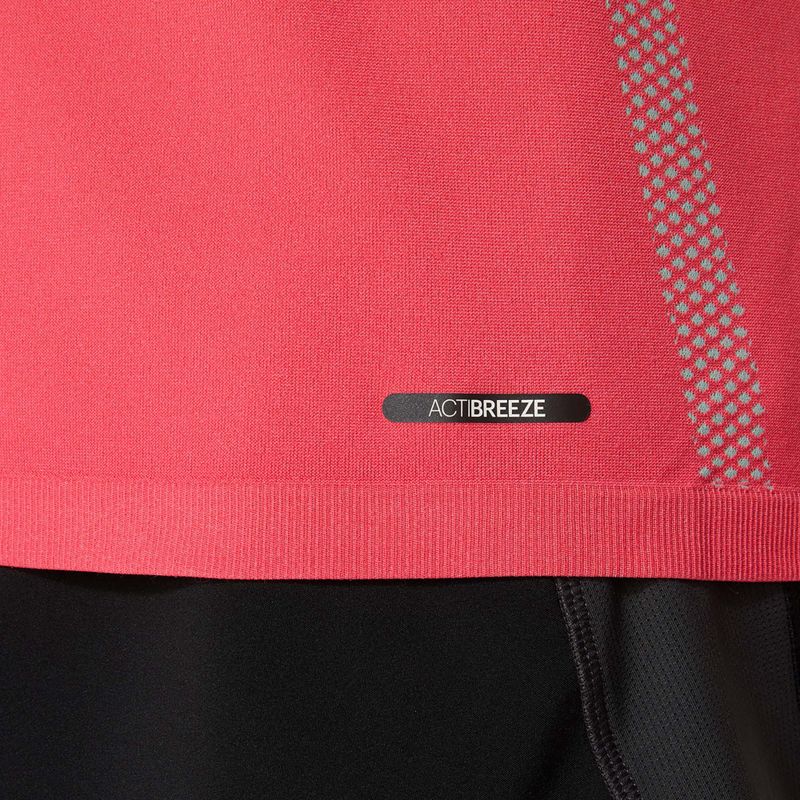 Футболка для бігу чоловіча ASICS Seamless performance coral reef/oasis green 6