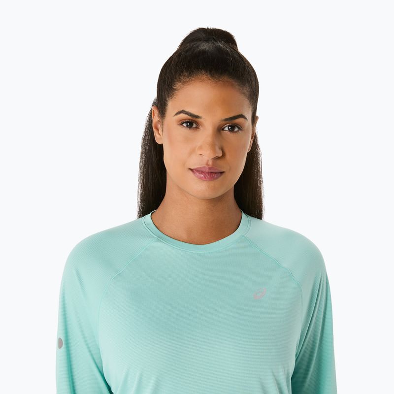 Лонгслів для бігу жіночий ASICS Road Lite-Show oasis green 5
