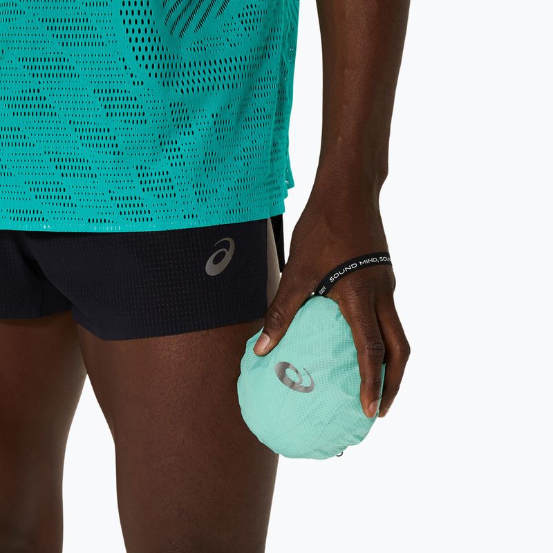Чоловіча безрукавка Asics Metarun Packable бігова безрукавка оазис зелена 11