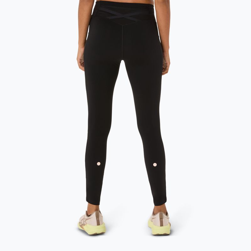 Жіночі бігові лосини ASICS Nagino Run Adjustable Tight performance чорні 3