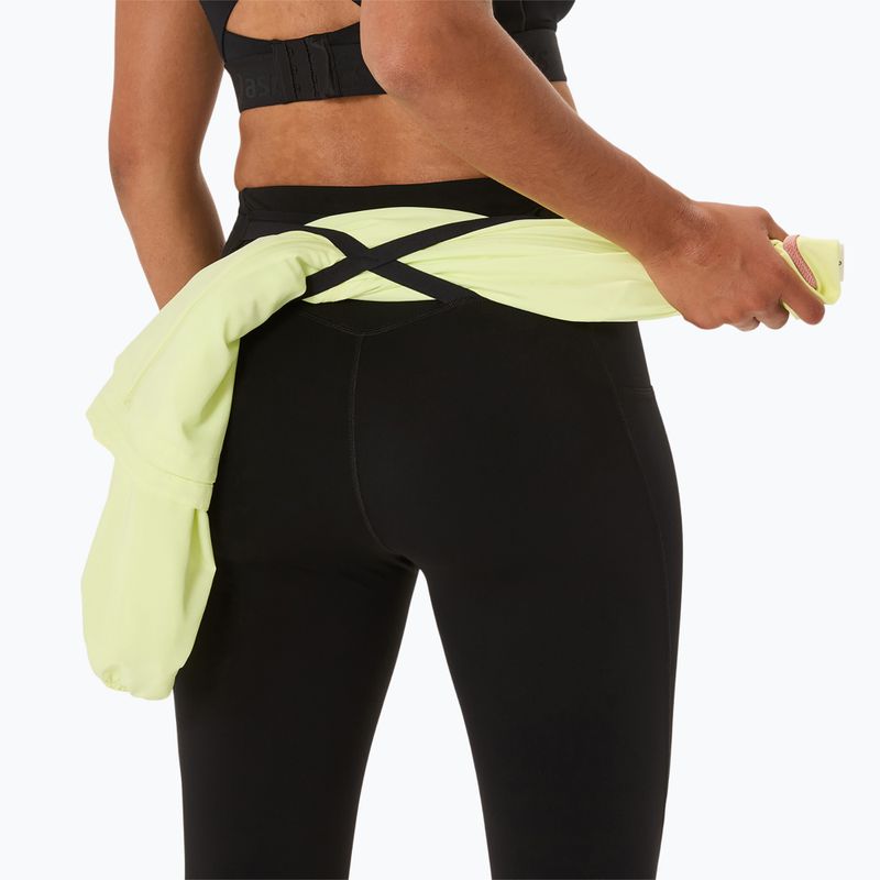 Жіночі бігові лосини ASICS Nagino Run Adjustable Tight performance чорні 9